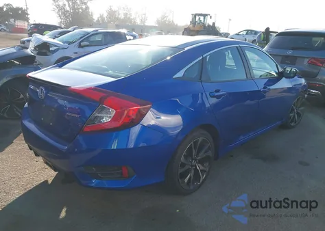 2020 Honda Civic Sport из США, поврежденный, VIN 2HGFC2F80LH600528